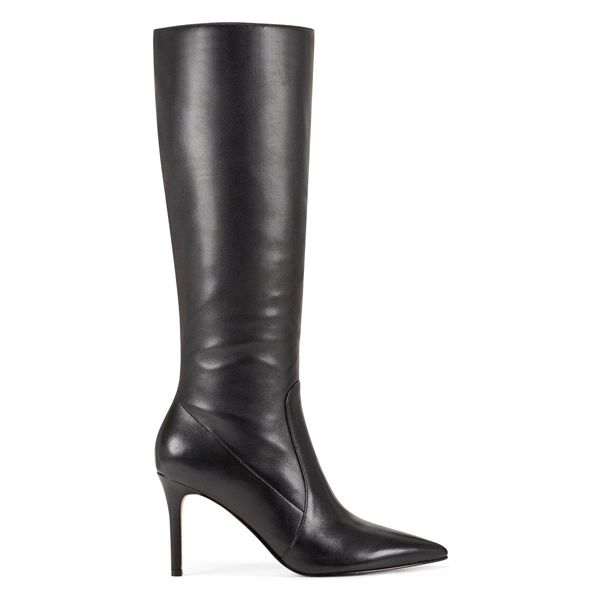 Nine West Fivera Pointy Toe Black Boots | Ireland 71U32-5K59